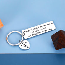 将图片加载到图库查看器,Coworker Employee Appreciation Gift Keychain from Colleague Friend Boss Goodbye Farewell Motivation Present Boss Day Christmas May You Be Proud of the Work You Do Keyring Thank You Retirement Jewelry