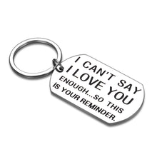 将图片加载到图库查看器,Funny Couple Gift-keychain Boyfriend Girlfriend Christmas Valentine Pendant from Husband Wife Birthday Anniversary Presents for Him Her Fiance Fiancee Engagement Bride Groom Wedding Accessories