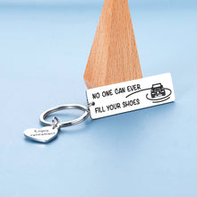 将图片加载到图库查看器,Retirement Gifts Keychain for Men Women Coworker from Boss Employer Newly Retired Farewell Present for Leader No One Can Ever Fill Your Shoes Enjoy Retirement Going Away Thank You Pendant Charm