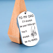 将图片加载到图库查看器,Dad Gifts for Fathers Day Keychain from Daughter Teen Girls Birthday Gift for Daddy Husband Father in Law from Wife Wedding Christmas Stepdad Tag for Men Papa Thanksgiving Valentine Stocking Stuffer