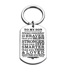 将图片加载到图库查看器,To My Son Inspirational Gifts from Mom Dad Birthday Graduation Coming-of-age Gift for Teen Boys Kids Back to School Anniversary Christmas Motivating Present for Him from Parents Family Jewelry