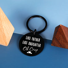 将图片加载到图库查看器,Dad Gifts Keychain from Daughter Funny, Father's Day Gifts Idea from Daughter, Birthday Christmas Gifts for Papa Daddy Stepdad from Stepdaughter Teen Girls, Father of the Bride Wedding Gifts