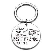 将图片加载到图库查看器,Christmas Gift for Uncle Niece, Uncle Gifts, Birthday Gift for Uncle and Niece, Graduation Gifts for Niece Teen Girls, Best Uncle Keychain, Valentine's Day Gifts for Uncle, Uncle Thank You Gifts