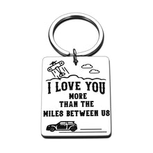将图片加载到图库查看器,Valentine Day Gift for Him Her Long Distance Relationship I Love You Couple Keychain for Boyfriend Girlfriend Husband Wife Anniversary Birthday Gift Tag for Newlywed Women Men Fiance Fiancee Him Her