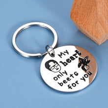 将图片加载到图库查看器,Valentines Day Gifts for Him Funny Keychain Boyfriend Husband Gifts from Girlfriend Wife The Office Merchandise Key Chains for Women Men Birthday for Couple Engagement Wedding Jewelry