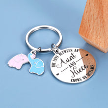 将图片加载到图库查看器,Aunt Niece Gifts Keychain Birthday Valentine thank you gifts for Auntie Niece Women Thanksgiving Christmas Pendant the Love Between an Aunt and Niece Knows No Distance Wedding Jewelry for Her