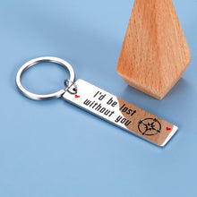 将图片加载到图库查看器,Valentines Day Gifts Couple Keychain for Him Boyfriend Husband from Girlfriend Her Wife Anniversary Birthday Gifts for Fiancee Fiance Wedding Gifts for Bride Groom Women Men I’d Be Lost Without You