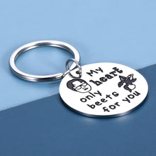 将图片加载到图库查看器,Valentines Day Gifts for Him Funny Keychain Boyfriend Husband Gifts from Girlfriend Wife The Office Merchandise Key Chains for Women Men Birthday for Couple Engagement Wedding Jewelry