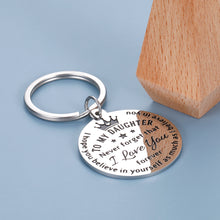 将图片加载到图库查看器,Christmas Gifts to My Daughter Inspirational Keychain for Teen Girls Valentine Birthday Graduation Present Encouraging Key Ring for Women Her from Mom Dad Family Never Forget That I Love You Jewelry