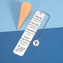 将图片加载到图库查看器,Christian Gifts for Women Inspirational Bible Verse Bookmark for Book Lovers Christmas Gifts for Mom Kids Friends Boys Religious Gifts Pastor Appreciation Gifts Spiritual Gifts for Women Baptism Gifts