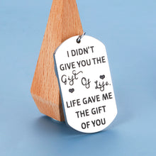 将图片加载到图库查看器,Bonus Daughter Gifts from Mom Keychain for Son in Law Bonus Son Adoption Presents for Kids Birthday Gift for Stepson Stepdaughter from Stepdad Stepmom Wedding Gift for Adopted Son Adopted Daughter