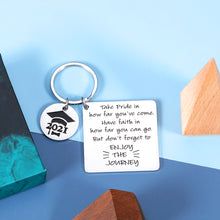 将图片加载到图库查看器,Inspirational Christmas Gifts for Women Men Kids Senior High School Students Graduation Gifts Keychain for Him Her Son Daughter Birthday Gift for Teen Girls Boys College Graduate from Mom Dad Jewelry