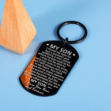 将图片加载到图库查看器,Birthday Son Gifts from Mom Dad Inspirational Engraved Keychain Gift for Him Boys Teens Christmas Valentine Graduation Anniversary Back to School Men Adults Driver Key Chain Gifts for Stocking Stuffer