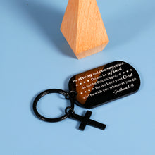 将图片加载到图库查看器,Religious Gifts for Women Christian Gifts for Men Christmas Gifts for Teens Him Men Inspirational Bible Verse Cross Keychain for Friends Coworkers Birthday Graduation Gifts for Son Daughter Family