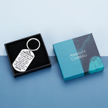 将图片加载到图库查看器,To My Daughter Gifts Keychain from Mom Dad Inspirational Key Ring for Teens Girls Birthday Christmas Pendant from Stepmother Stepfather Family Graduation New Year Present Charm for Women Her
