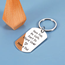 将图片加载到图库查看器,Dont Do Stupid Keychain for Son Daughter Gag Gifts Kids Teen Boys Girls Gifts Idea Funny Christmas Birthday Gifts Him Her