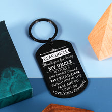 将图片加载到图库查看器,Uncle Gifts from Niece Nephew Thank You for Being My Uncle Keychain Birthday Father’s Day Gifts for Best Uncle Thanksgiving Christmas Gifts Uncle Appreciation Gifts Jewelry