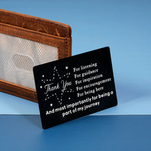 将图片加载到图库查看器,Boss Coworker Christmas Gifts for Women Wallet Insert Card for Supervisor PM Mentor Manager Thank You Gifts Employee Appreciation Gifts Birthday Office Retirement Going Away Farewell Leaving Gifts