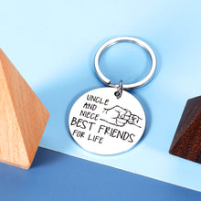将图片加载到图库查看器,Christmas Gift for Uncle Niece, Uncle Gifts, Birthday Gift for Uncle and Niece, Graduation Gifts for Niece Teen Girls, Best Uncle Keychain, Valentine's Day Gifts for Uncle, Uncle Thank You Gifts