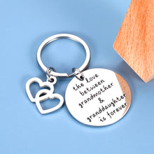 将图片加载到图库查看器,Grandma Granddaughter Christmas Gifts Keychain for Women Teen Girls Grandma Keychain Grandmother Gifts from Grandchildren Birthday Valentine's Day Wedding Gifts Mimi Gifts for Grandma