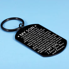 将图片加载到图库查看器,Birthday Son Gifts from Mom Dad Inspirational Engraved Keychain Gift for Him Boys Teens Christmas Valentine Graduation Anniversary Back to School Men Adults Driver Key Chain Gifts for Stocking Stuffer