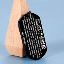 将图片加载到图库查看器,Keychain to My Husband Anniversary Birthday Gifts for Men Him Boyfriend from Wife Girlfriend Wedding Gifts for Fiance Groom