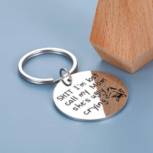 将图片加载到图库查看器,Funny Pet Tag for Cats Dogs Owner Gift Keychain for Puppy Kitten Lovers Oh I’m Lost Call My Mom She’s Ugly Crying Label Stainless Steel Dog ID Collar Pendant