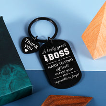 将图片加载到图库查看器,Boss Appreciation Gifts Keychain for Women Men Office Boss Day Thank You Gifts for Leader Mentor PM from Coworker Colleagues Birthday Leaving Going Away Gifts for Manager Retirement Gifts for Him Her
