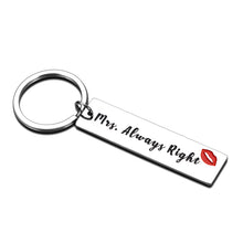 将图片加载到图库查看器,Funny Christmas Gifts for Boyfriend Girlfriend 2PCS Couple Keychains for Him Her Valentine Gifts for Husband Wife Anniversary Birthday Present for Fiance Fiancee Wedding Gifts for Groom Bride Jewelry