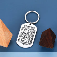 将图片加载到图库查看器,To My Son Inspirational Gifts from Mom Dad Birthday Graduation Coming-of-age Gift for Teen Boys Kids Back to School Anniversary Christmas Motivating Present for Him from Parents Family Jewelry