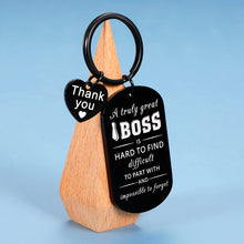 将图片加载到图库查看器,Boss Appreciation Gifts Keychain for Women Men Office Boss Day Thank You Gifts for Leader Mentor PM from Coworker Colleagues Birthday Leaving Going Away Gifts for Manager Retirement Gifts for Him Her