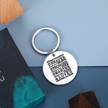 将图片加载到图库查看器,Inspirational-gift Positive Quotes Keychain Men Women Son Daughter Birthday Graduation Motivational Pendant Always Remember You Are Braver Than You Believe Unisex Accessories for Mom Dad Best Friends