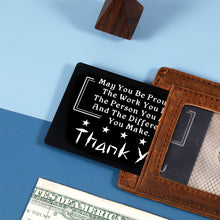 将图片加载到图库查看器,Going Away Thank You Gift for Coworkers Friends Wallet Card Insert Employee Teacher Appreciation Gifts the Office Retirement Gifts for Boss Leader Nurse Inspirational Farewell Gifts for Women Men