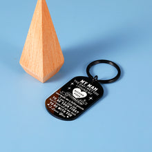 将图片加载到图库查看器,Christmas Gifts for Husband Boyfriend to My Man Keychain from Wife Girlfriend Anniversary Birthday Gifts for Men Him Valentines Day Gifts Couple Key Ring for Fiancé Engagement Wedding Gifts for Groom
