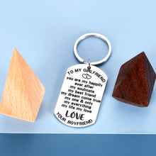 将图片加载到图库查看器,Girlfriend Christmas Gifts for Her Fiancee from Boyfriend Him I Love You Valentine Gifts Couple Keychain for Wife Women Girls Anniversary Birthday Gifts for GF Wedding Gifts for Bride from Groom