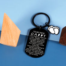 将图片加载到图库查看器,Christmas Gifts for New Dad to Be First Time Dad Gifts Keychain from Wife Pregnancy Baby Announcement for Soon to Be Dad Men Birthday Gifts Father to Be Him New Father Father’s Day Fiancee New Mommy