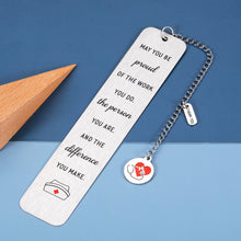 将图片加载到图库查看器,Nurse Gifts for Women, Nurse Appreciation Bookmark Gifts for RN Nurses, Inspirational Nursing Graduation Gifts for Nurse, Thank You Gifts for Nurse, Nurse Practitioner Gifts, May You Be Proud of