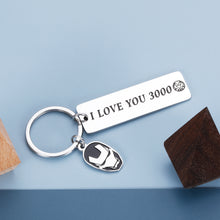 将图片加载到图库查看器,Christmas Gifts for Boyfriend Girlfriend I Love You 3000 Keychain Him Her Couple Valentine's Day Birthday Present from Husband Wife Movie Pendant for Dad Mom from Kids New Year Charm for Family