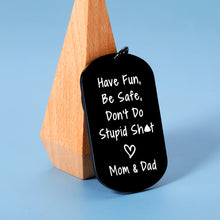 将图片加载到图库查看器,Dont Do Stupid Keychain for Son Daughter Gag Gifts Kids Teen Boys Girls Gifts Idea Funny Christmas Birthday Gifts Him Her