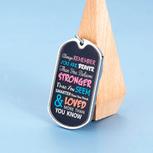 将图片加载到图库查看器,Inspirational Christmas Gifts Keychain Women Men Friends Motivational Gifts for Teen Girls Boys Birthday Graduation Back-to-school Coming-of-age Present for Daughter Son from Dad Mom Family Jewelry