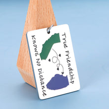 将图片加载到图库查看器,Best Friend Keychain Gifts Long Distance Friendship Gifts for Women Men Moving Away Gifts for BFF Bestie Friend Female Male Going Away Goodbye Farewell Gift Birthday Christmas Keyring Jewelry