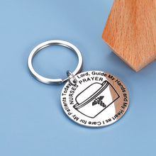 将图片加载到图库查看器,Nurse Gifts Keychain for Women Men Nurses RN Graduation Practitioner Present for Nurse Birthday Christmas Thanksgiving Pendant Nurse Appreciation Key Ring for Nursing School Students