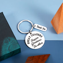 将图片加载到图库查看器,Leaders Appreciation Gifts Boss Thank You Gifts Keychain for PM Supervisor Manager Mentor Boss Day Birthday Office Retirement Gifts for Men Leaving Going Away Farewell Gifts Coworkers Women Employee