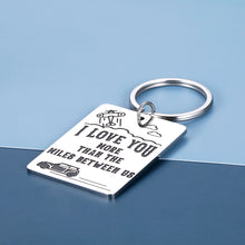 将图片加载到图库查看器,Valentine Day Gift for Him Her Long Distance Relationship I Love You Couple Keychain for Boyfriend Girlfriend Husband Wife Anniversary Birthday Gift Tag for Newlywed Women Men Fiance Fiancee Him Her