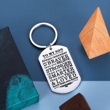 将图片加载到图库查看器,To My Son Inspirational Gifts from Mom Dad Birthday Graduation Coming-of-age Gift for Teen Boys Kids Back to School Anniversary Christmas Motivating Present for Him from Parents Family Jewelry