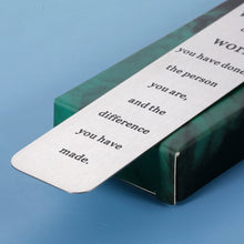 将图片加载到图库查看器,Bookmark with Chain 2022 Inspirational Retirement Birthday Christmas Appreciation Gifts for Coworkers Team Office Staff Leaving Going Away Presents for Boss Mentor Leader Colleagues Thank You Gifts