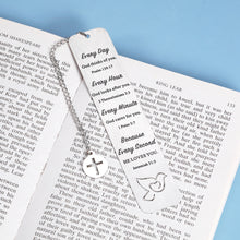 将图片加载到图库查看器,Christian Gifts for Women Inspirational Bible Verse Bookmark for Book Lovers Christmas Gifts for Mom Kids Friends Boys Religious Gifts Pastor Appreciation Gifts Spiritual Gifts for Women Baptism Gifts
