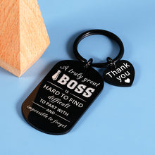 将图片加载到图库查看器,Boss Appreciation Gifts Keychain for Women Men Office Boss Day Thank You Gifts for Leader Mentor PM from Coworker Colleagues Birthday Leaving Going Away Gifts for Manager Retirement Gifts for Him Her