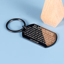 将图片加载到图库查看器,Keychain to My Husband Anniversary Birthday Gifts for Men Him Boyfriend from Wife Girlfriend Wedding Gifts for Fiance Groom