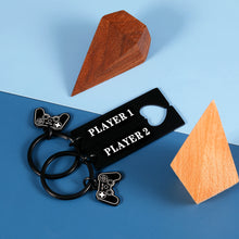 将图片加载到图库查看器,Funny Christmas Gifts for Boyfriend Game Lover Gamer Couple Matching Keychain Player 1 Player 2 Gamer Gifts for Men Anniversary Birthday Gift for Husband Gifts for Fiance Valentine Day Gifts for Groom